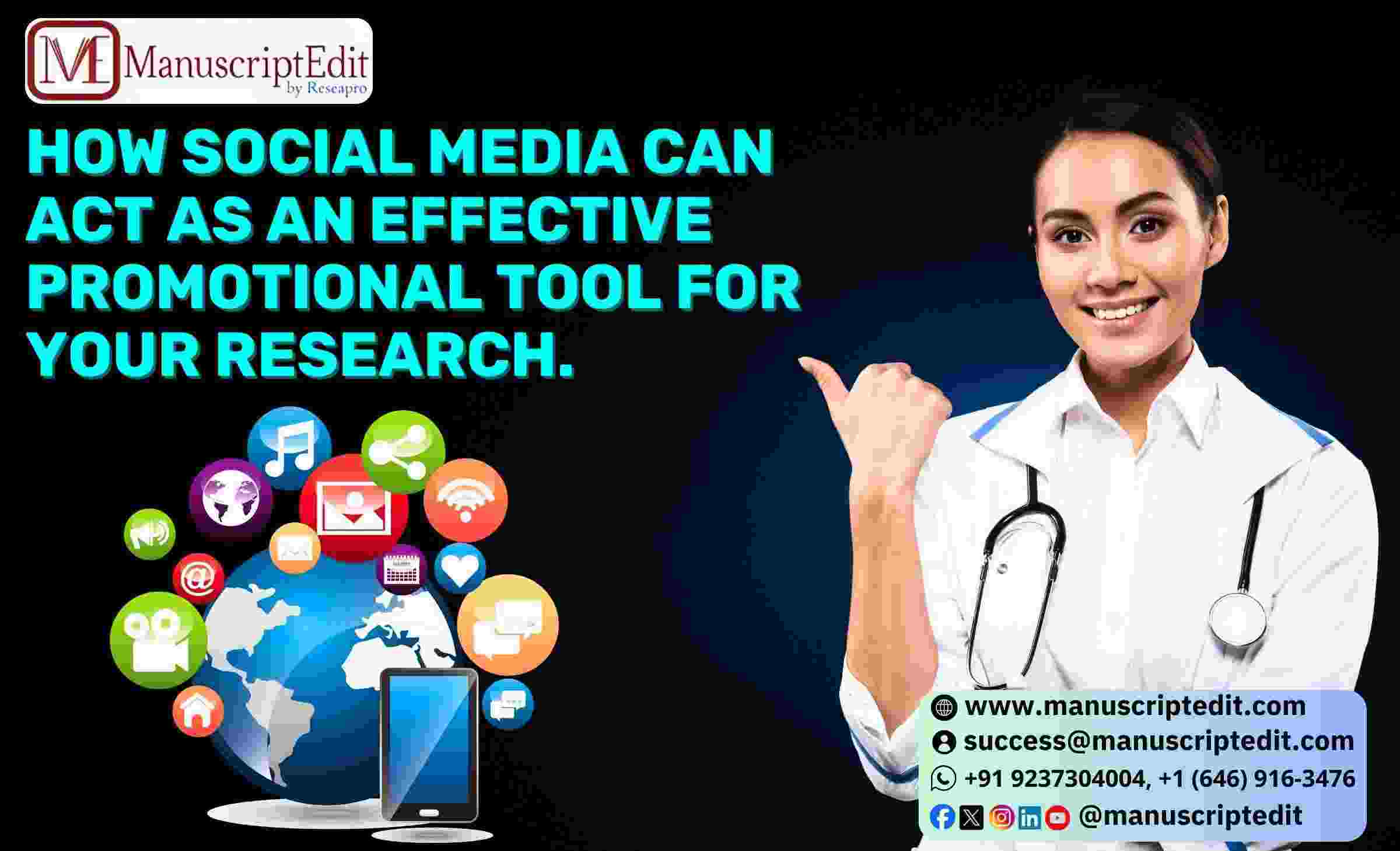 How Social Media Can Act as an Effective Promotional Tool for your Research?