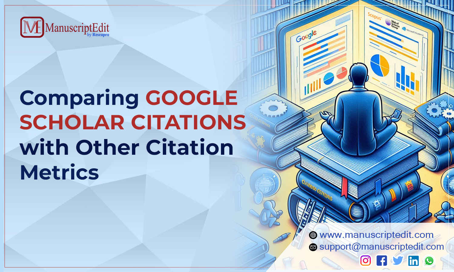 Comparing Google Scholar Citations with Other Citation Metrics